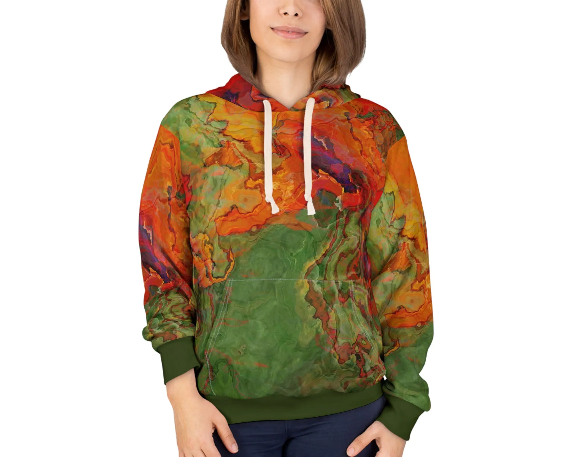 Pullover Hoodie, Poppies