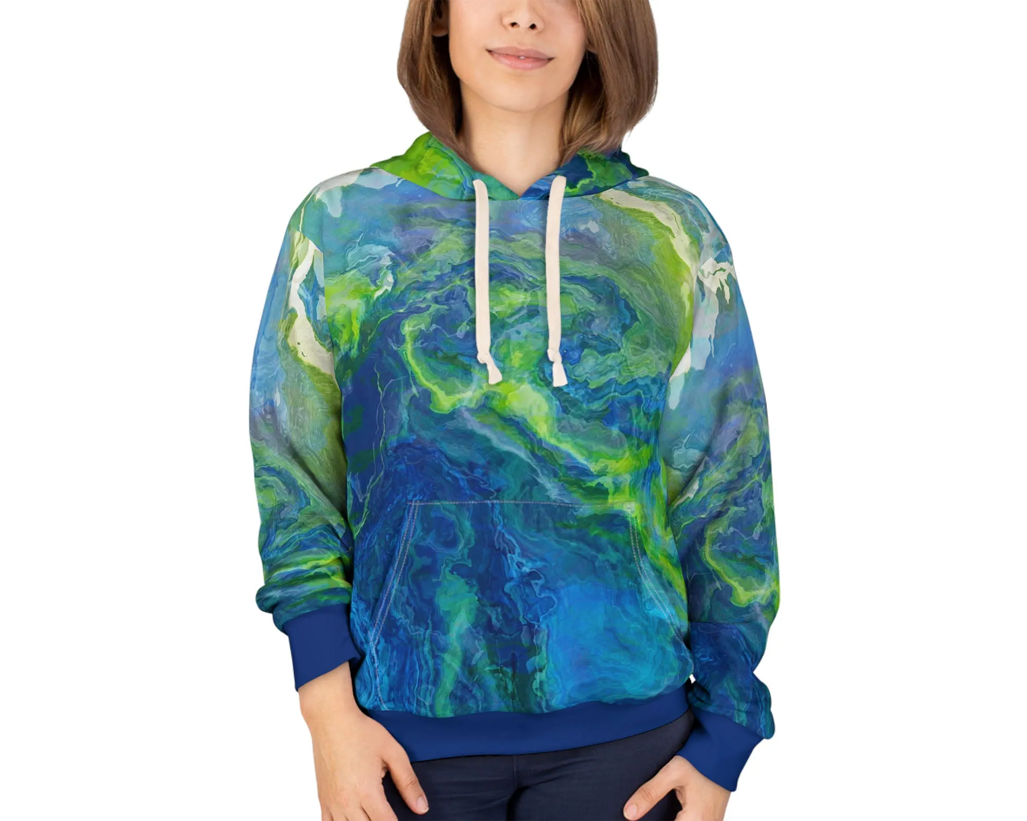 Pullover Hoodie, River Dream