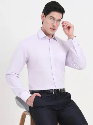 Purple Solid Regular Fit Formal Shirt | JadeBlue