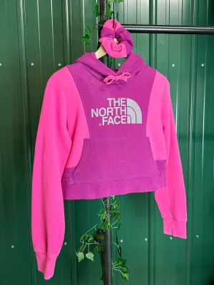 "1 of 1" Dragon Berry North Face Crop Hoodie (M)
