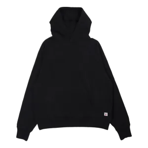 Raglan-sleeve Hood Sweat Black Ozone