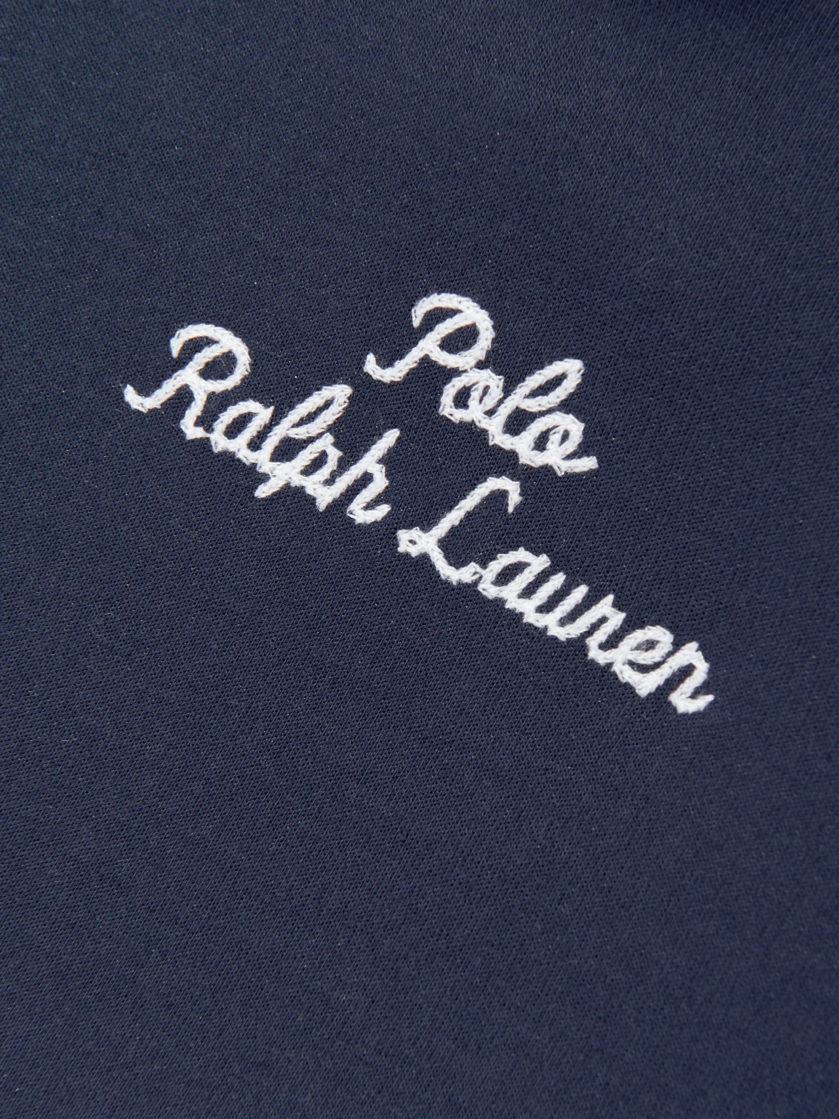 Ralph Lauren Boys Logo Tech Hoodie in Navy