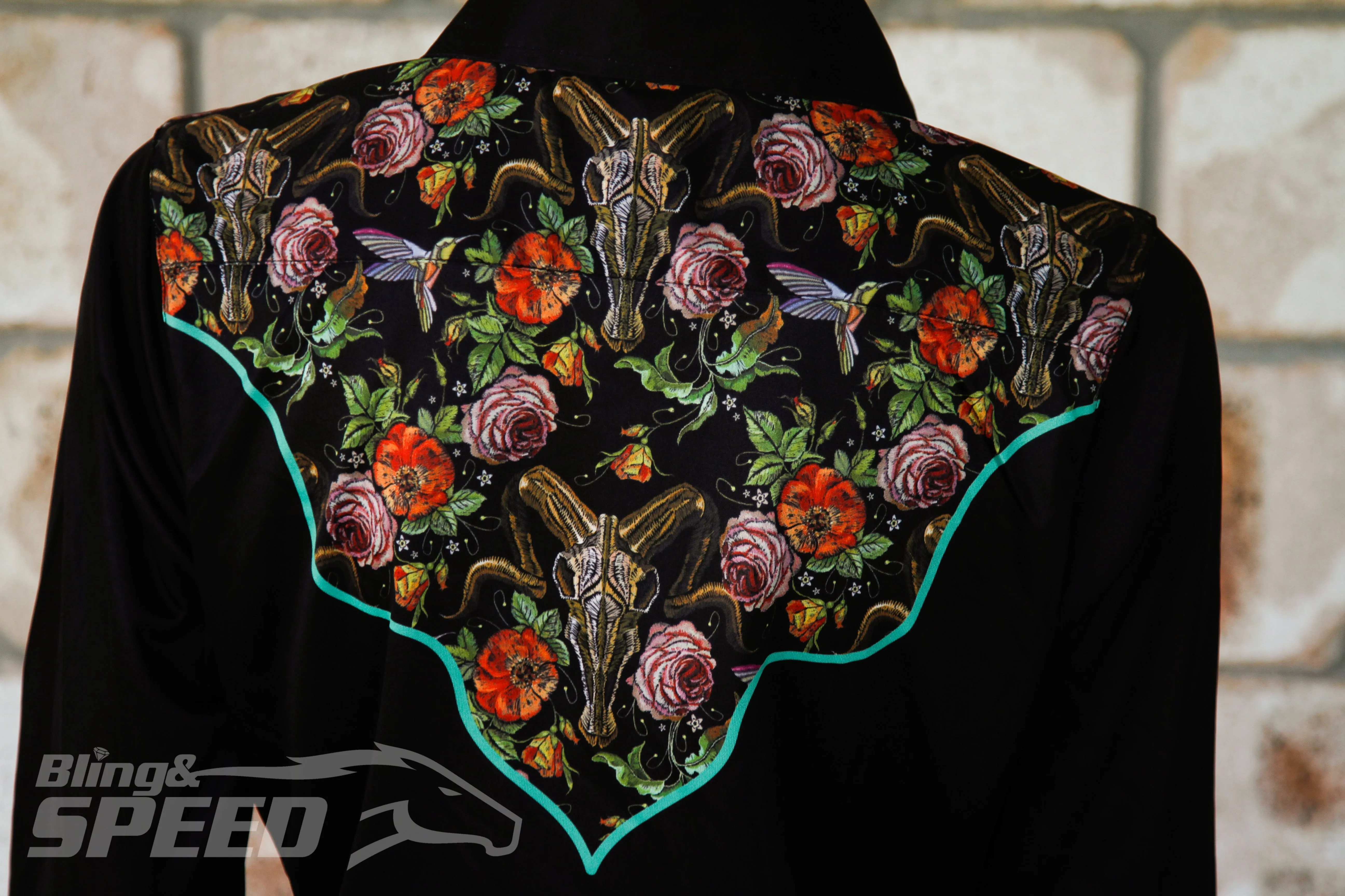 Ram Skull & Flowers Arena Shirt