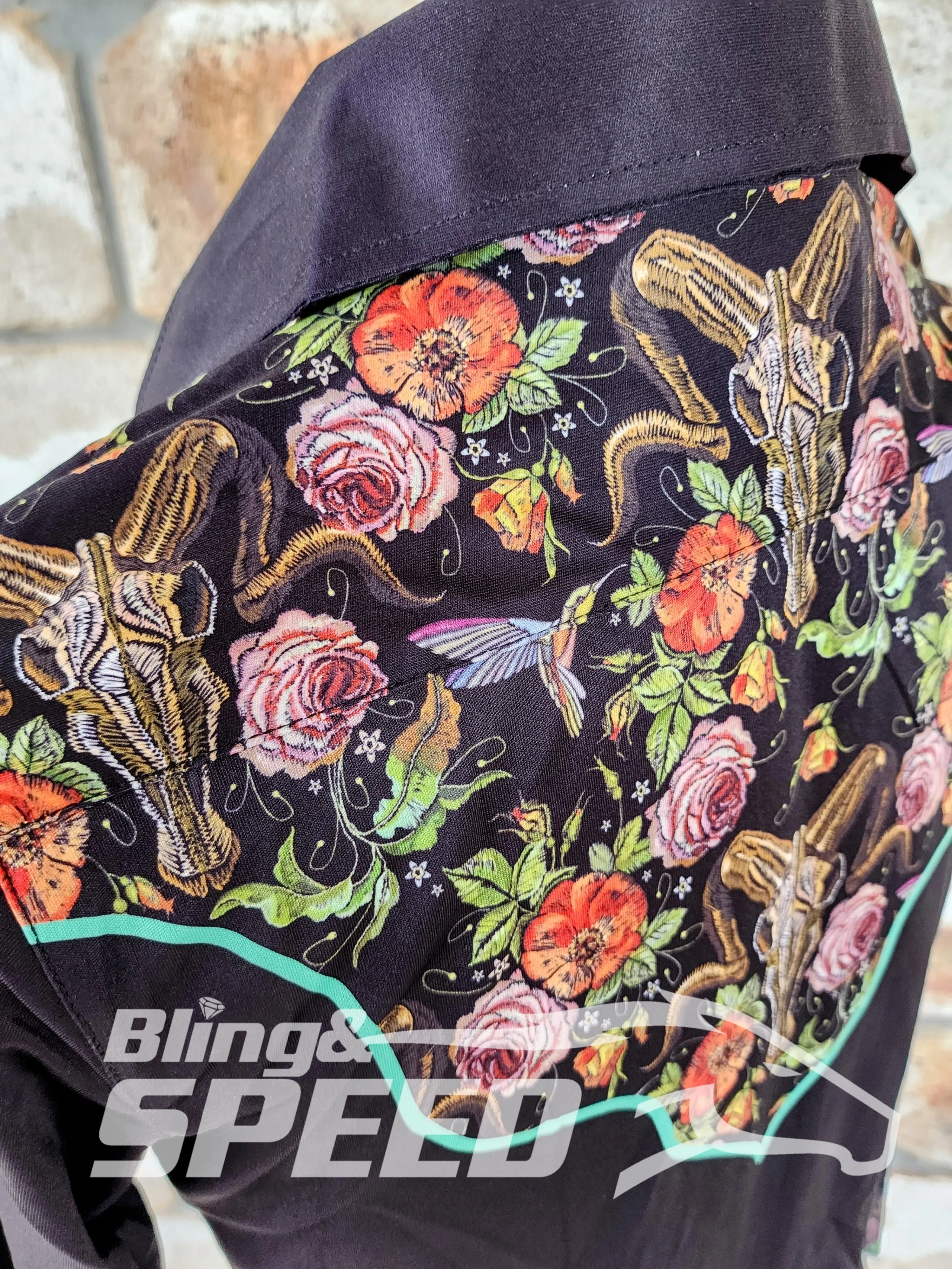 Ram Skull & Flowers Arena Shirt