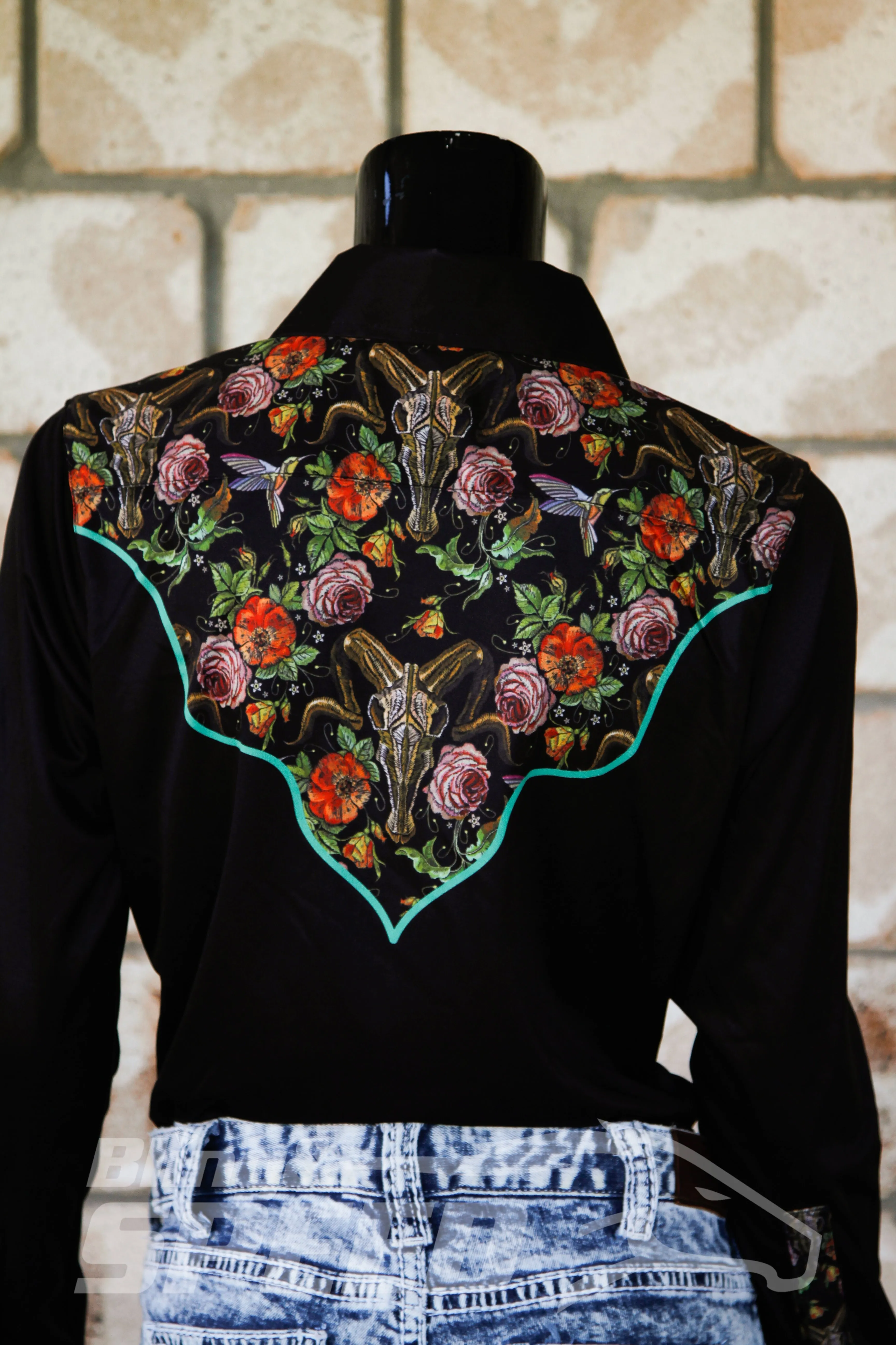 Ram Skull & Flowers Arena Shirt