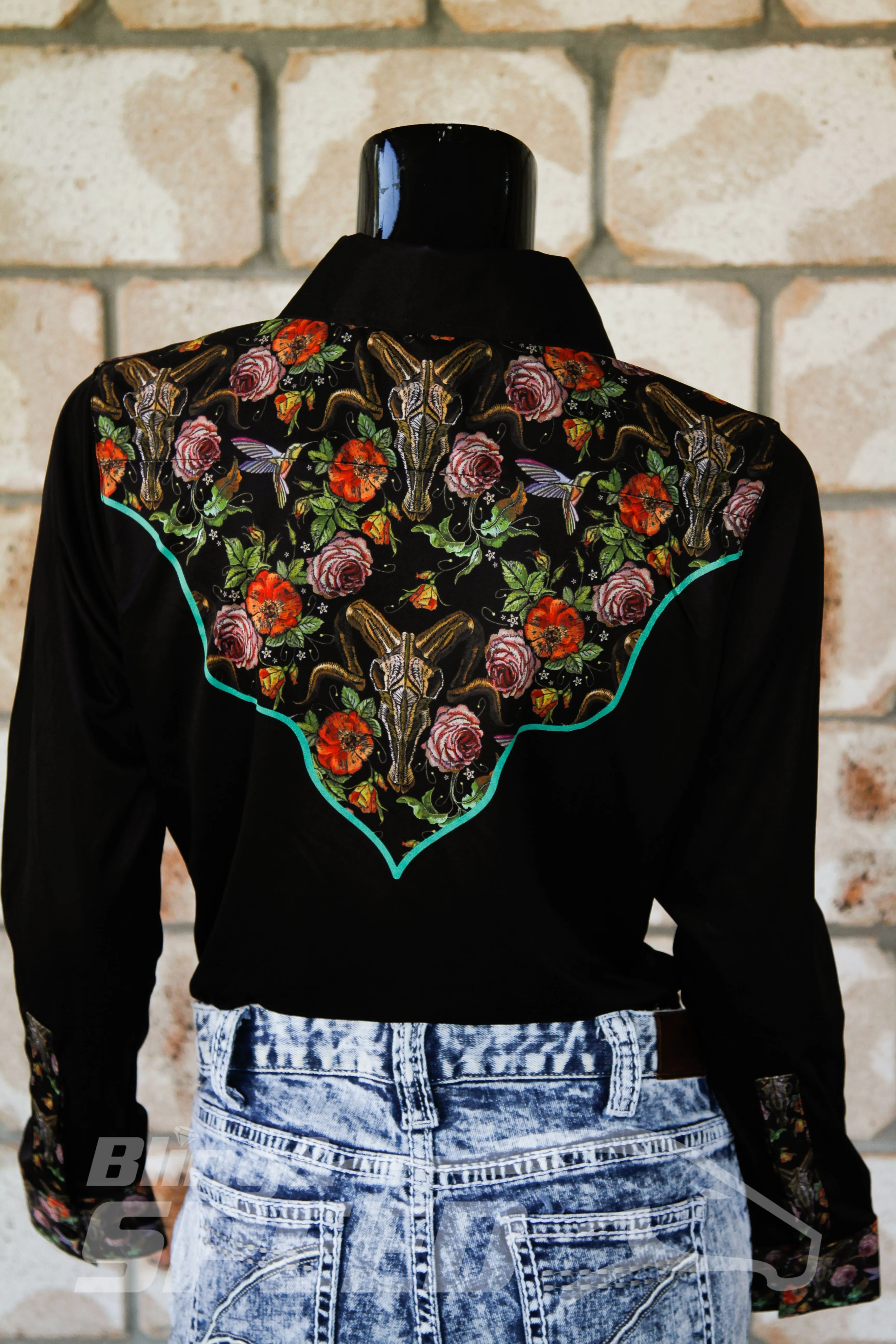 Ram Skull & Flowers Arena Shirt