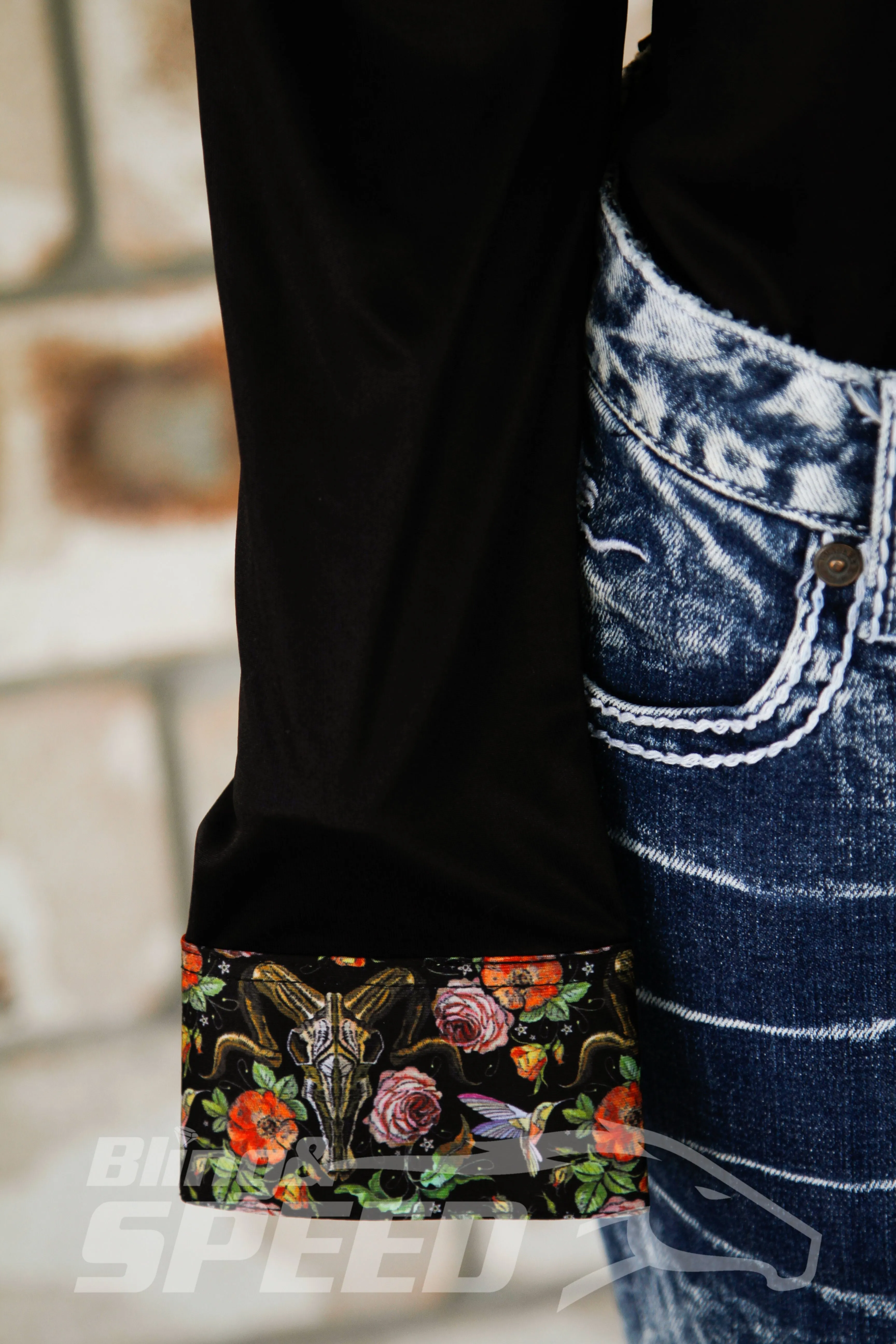 Ram Skull & Flowers Arena Shirt