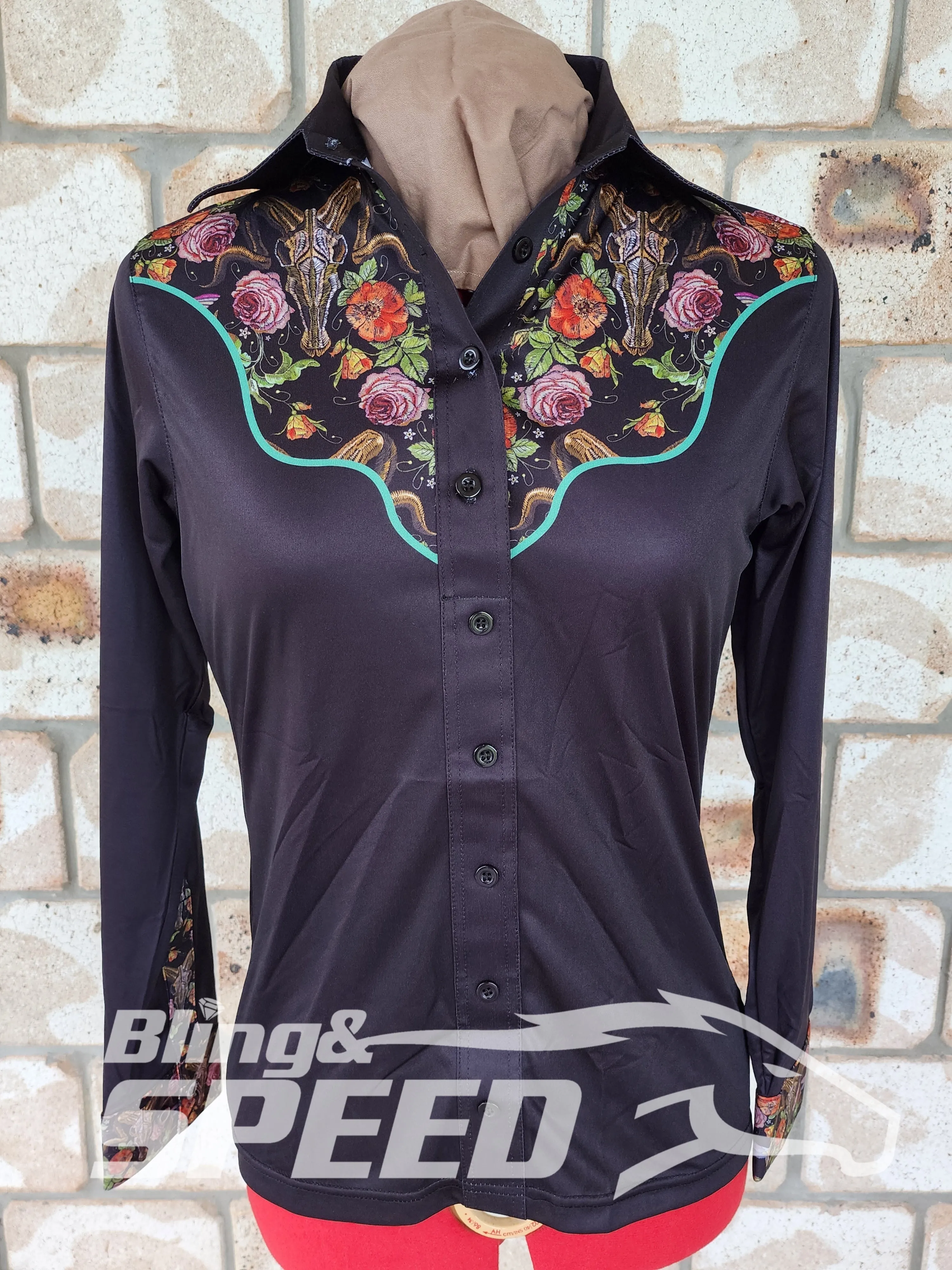 Ram Skull & Flowers Arena Shirt