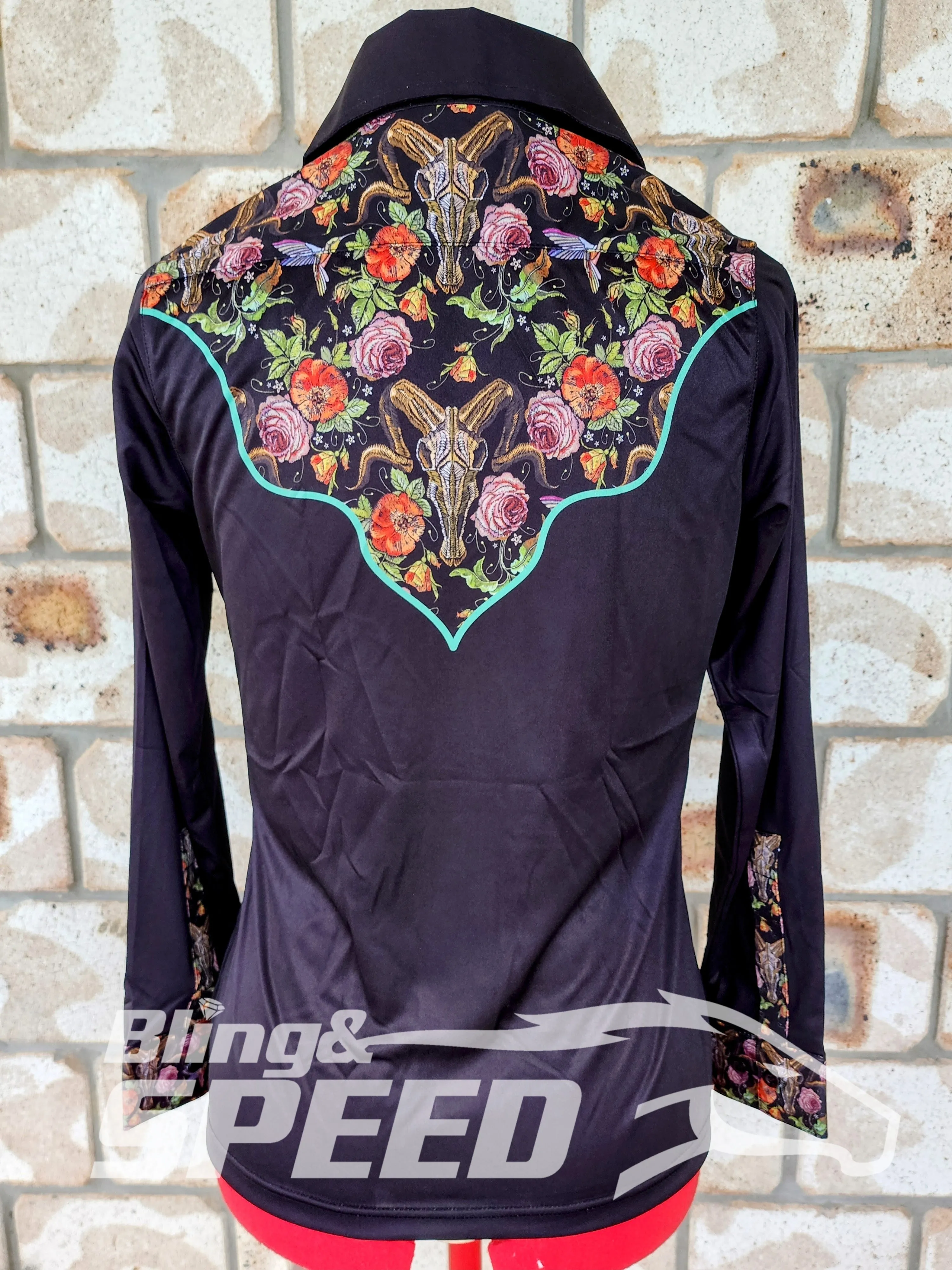 Ram Skull & Flowers Arena Shirt