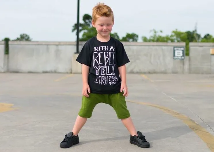Rebel Yell Kids Funny Tee