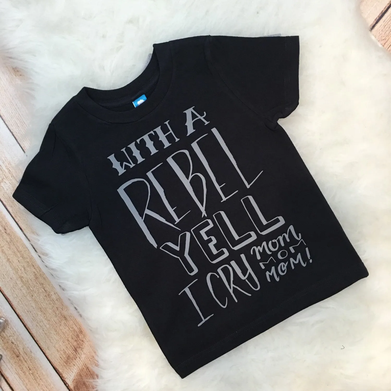 Rebel Yell Kids Funny Tee
