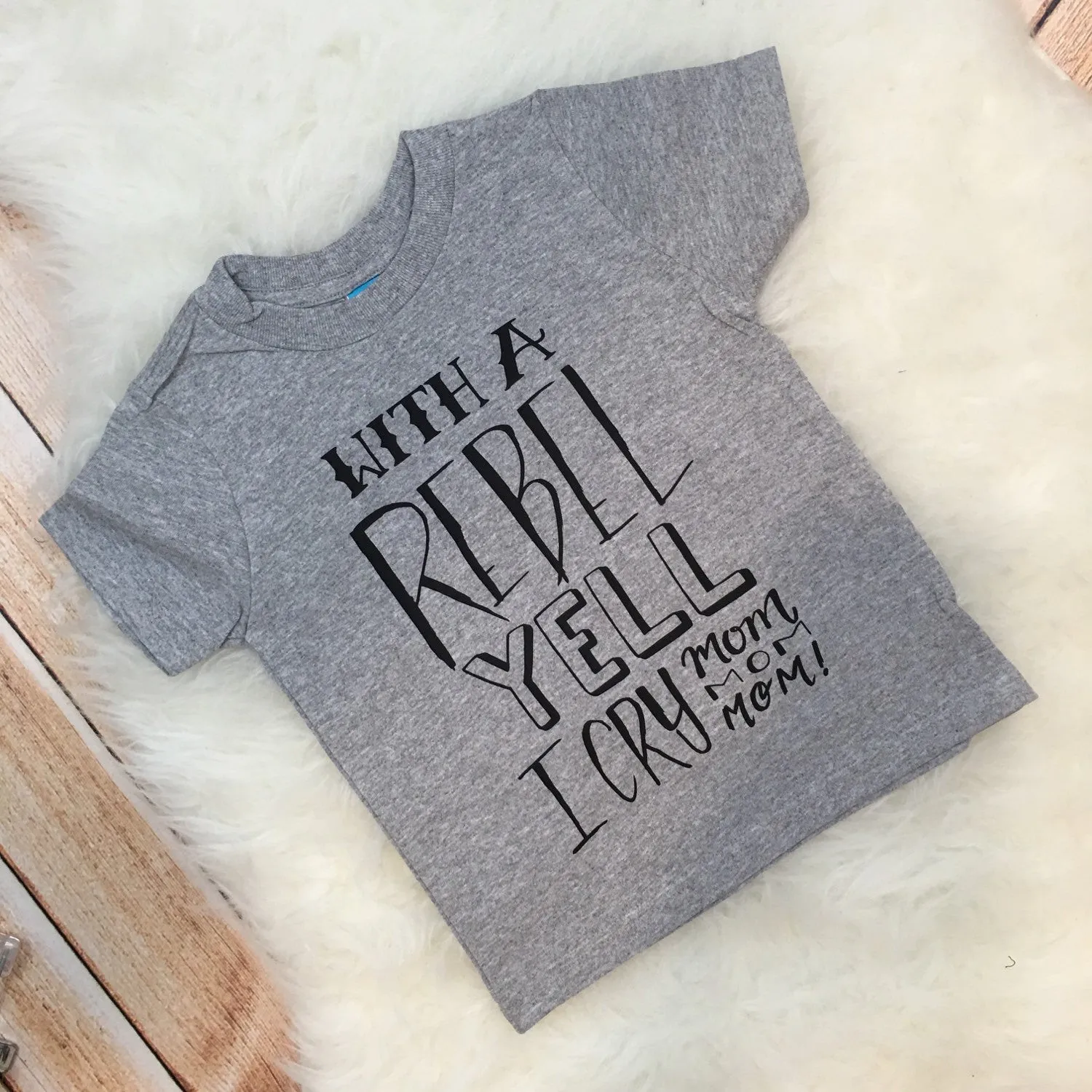 Rebel Yell Kids Funny Tee