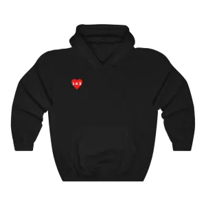 Red "143" Adult Hoodie