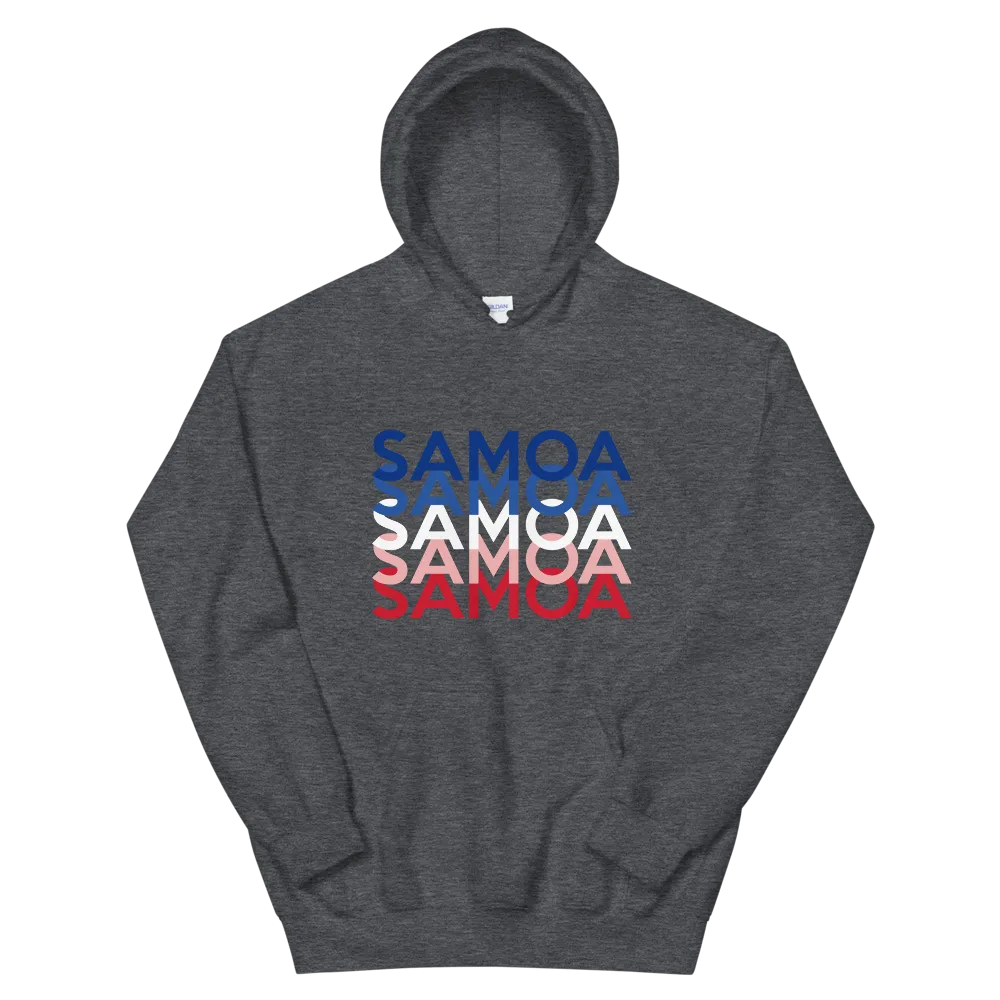 Red, White, and Blue Samoa Repeat *ADULT HOODIE*