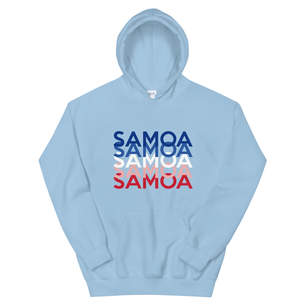 Red, White, and Blue Samoa Repeat *ADULT HOODIE*
