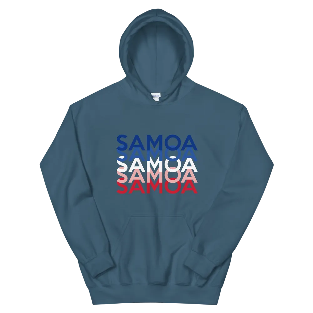Red, White, and Blue Samoa Repeat *ADULT HOODIE*