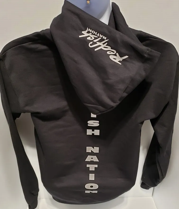 Redfish Nation Winter Heavy Cotton Hoodies - Black
