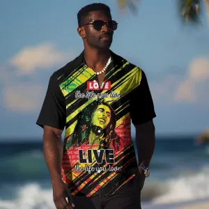 Reggae Legend Hawaiian Shirt Love The Life You Live Live The Life You Love LT05
