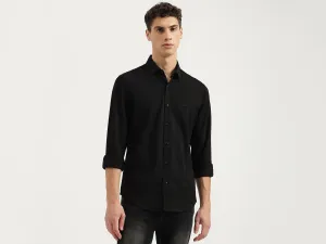 Regular Fit Spread Collar Solid Shirts