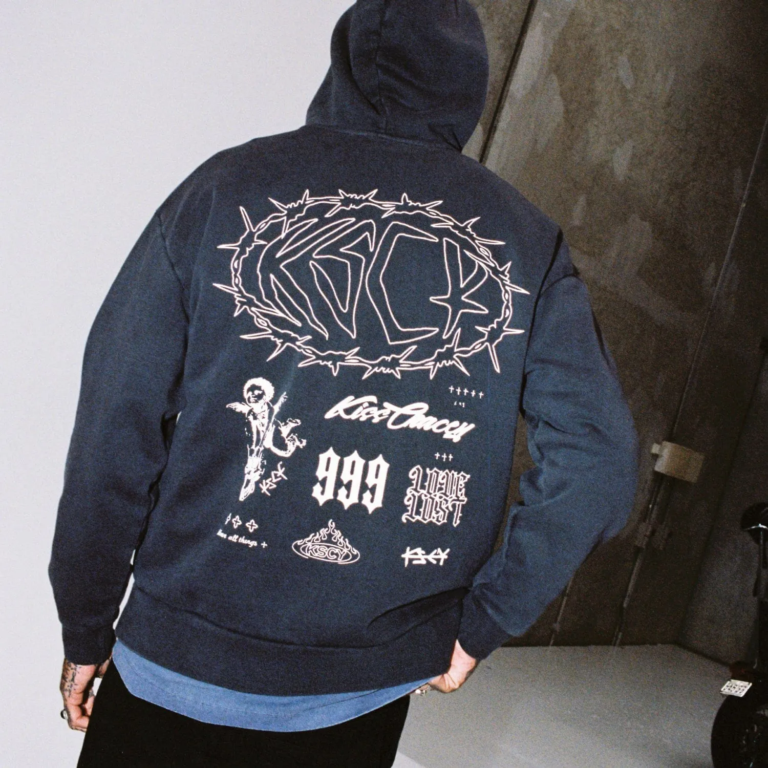 Riftborne Heavy Relaxed Hoodie Pigment Asphalt