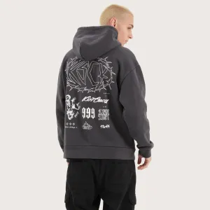 Riftborne Heavy Relaxed Hoodie Pigment Asphalt