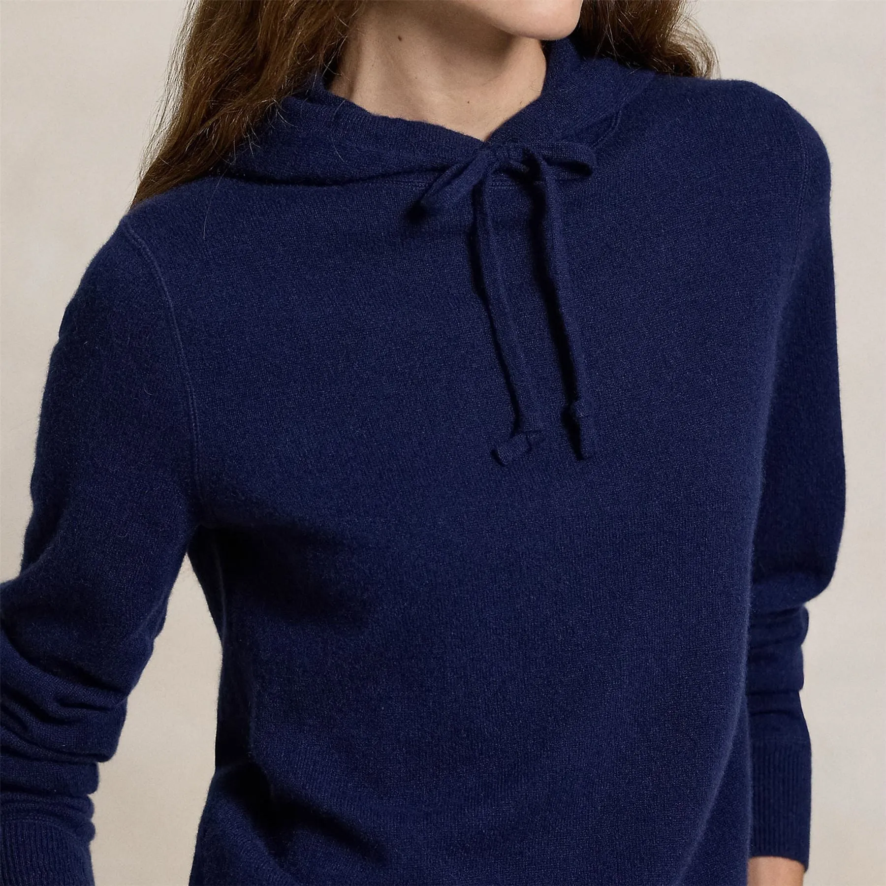 RLX Cashmere Hoodie Refined Navy