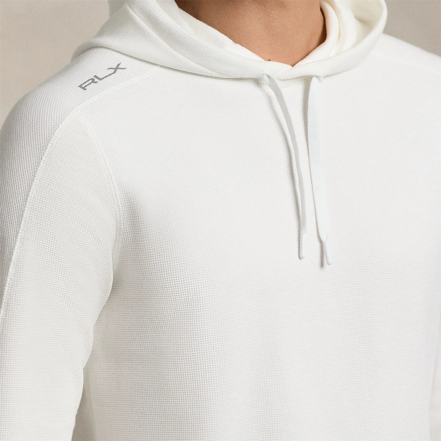 RLX Tech Waffle Hoodie Ceramic White
