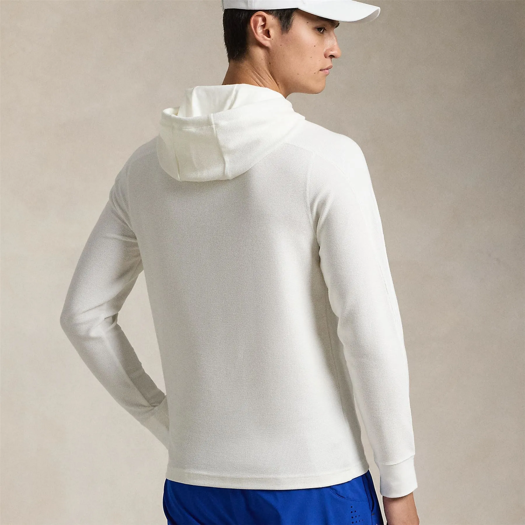 RLX Tech Waffle Hoodie Ceramic White
