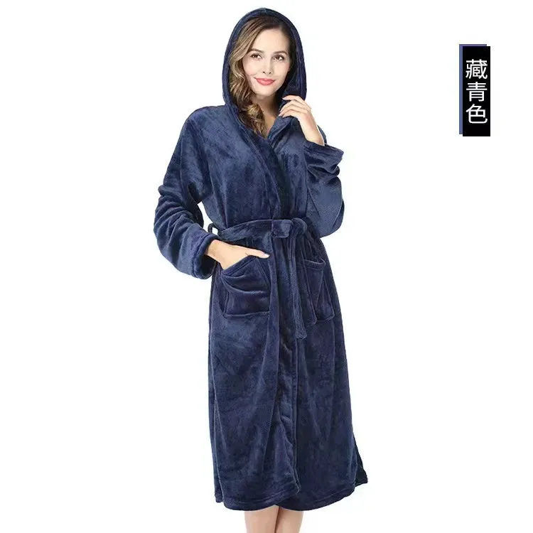 Robe With Hoodies