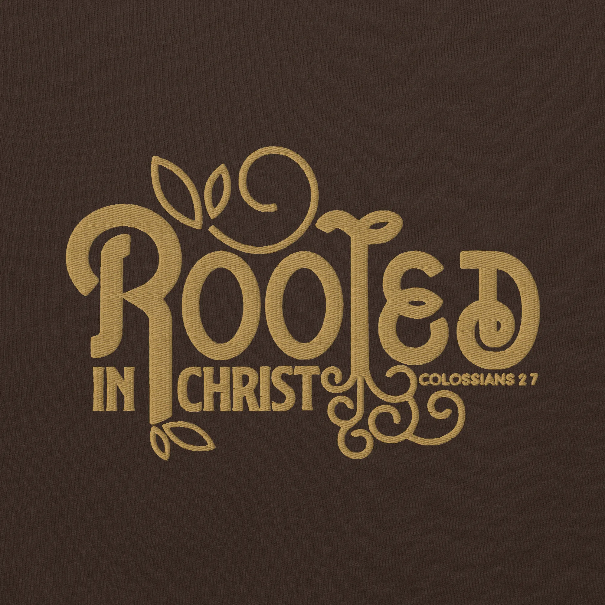 Rooted in Christ Embroidered Hoodie
