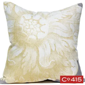 Rosette Pillow - Gray