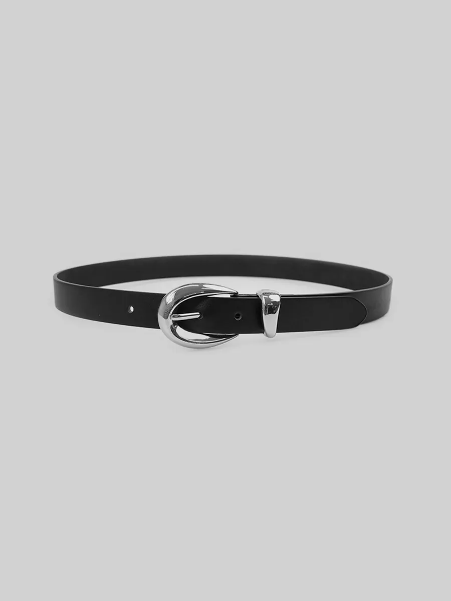 Rounded Buckle Belt