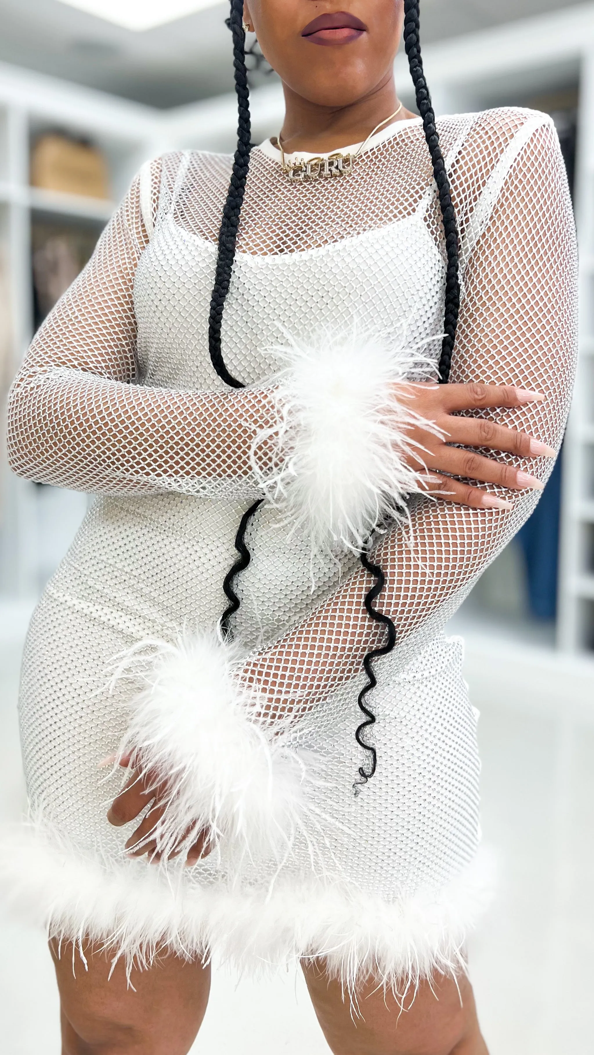 Rufflin' Feathers Dress
