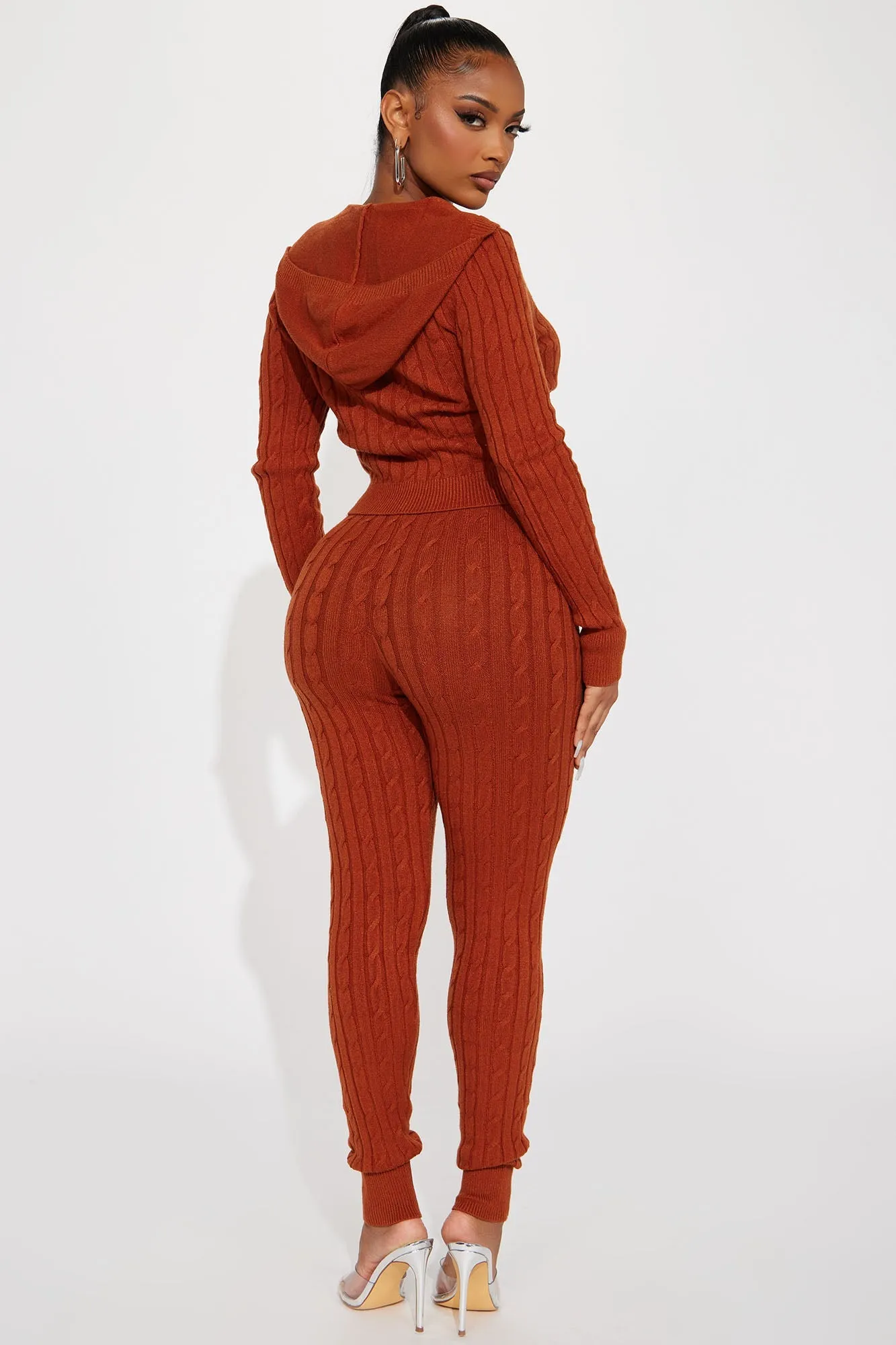 Rylee Sweater Legging Set - Rust