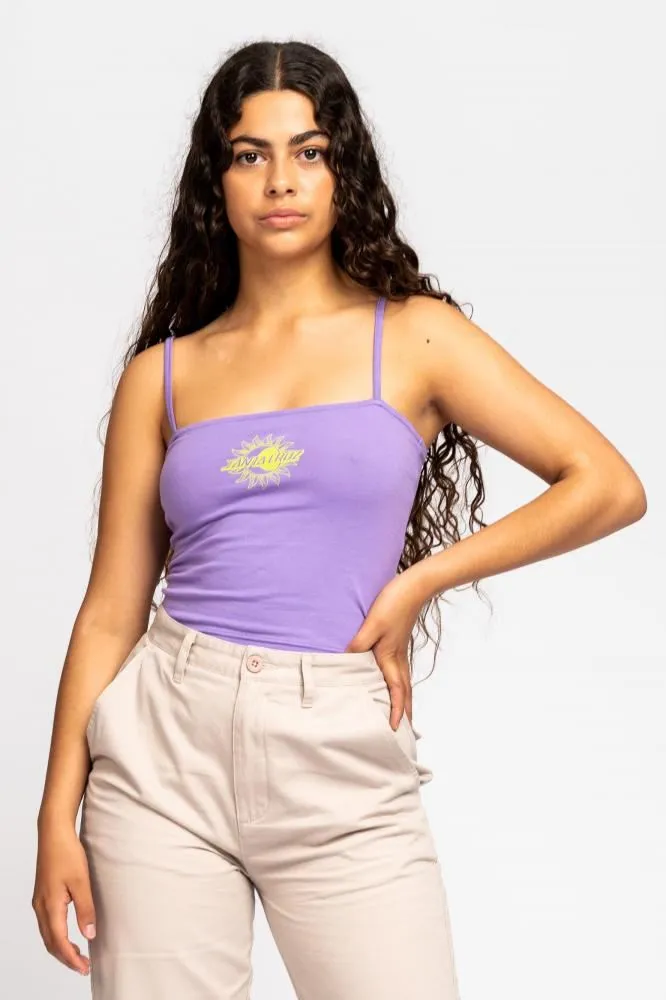 Santa Cruz Womens Vest Crescent Strip Vest - Violet