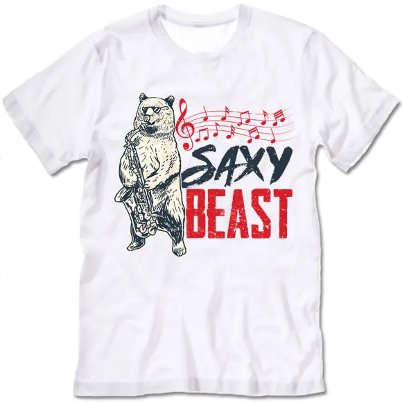 Saxy Beast Saxophone T Shirt