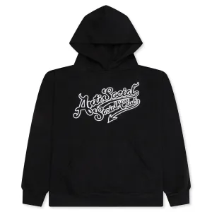 Script Club Hoodie - Black