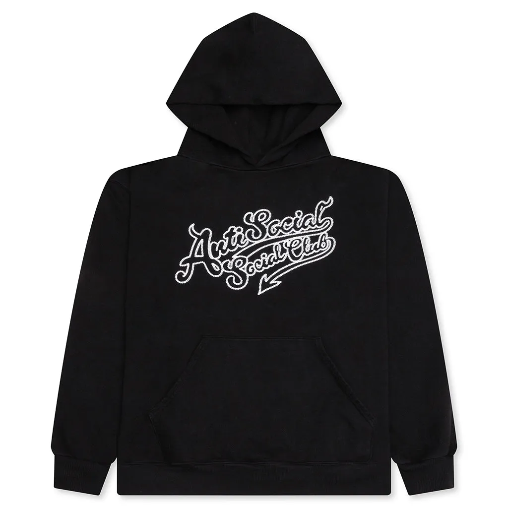 Script Club Hoodie - Black