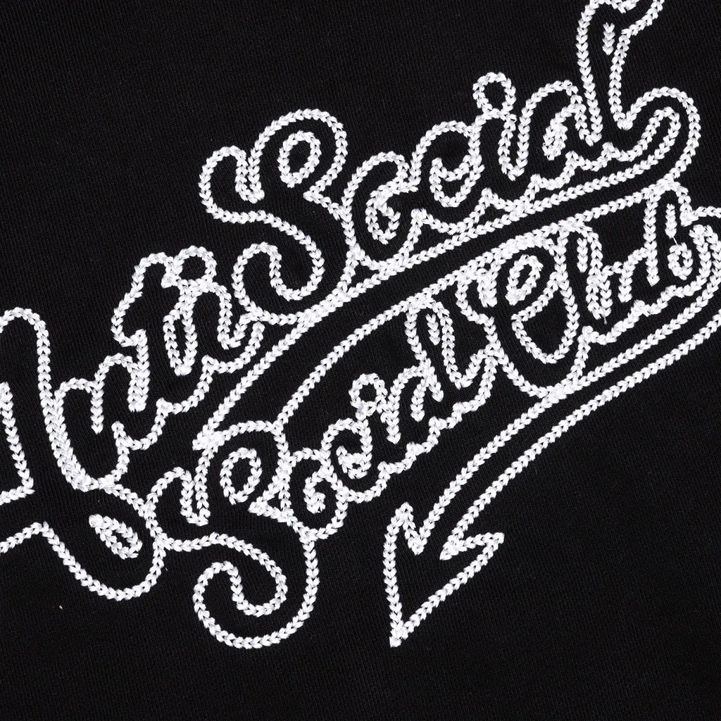 Script Club Hoodie - Black