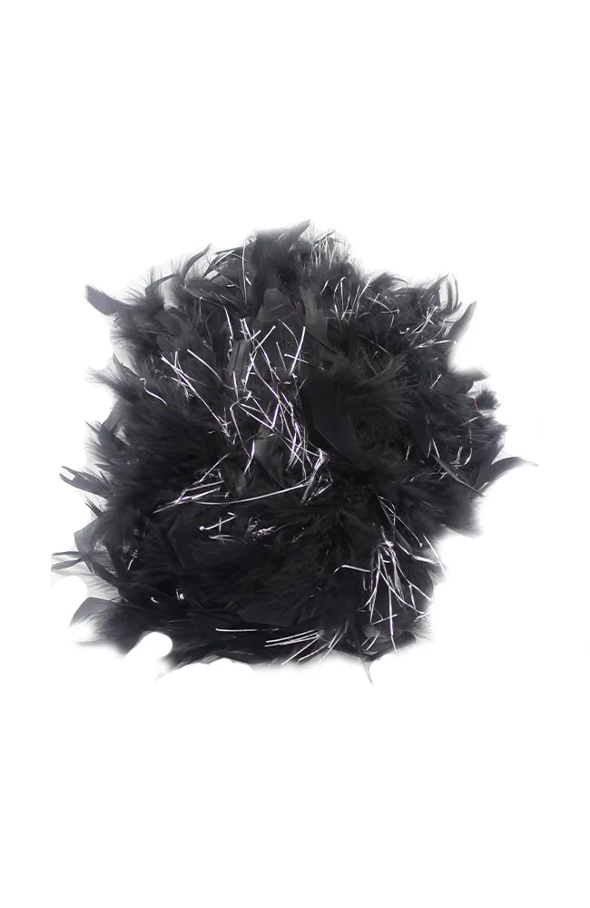 Silver Tinsel Boa