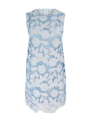 Simkhai Mickie Sleeveless Mini Dress in Periwinkle Sky Multi