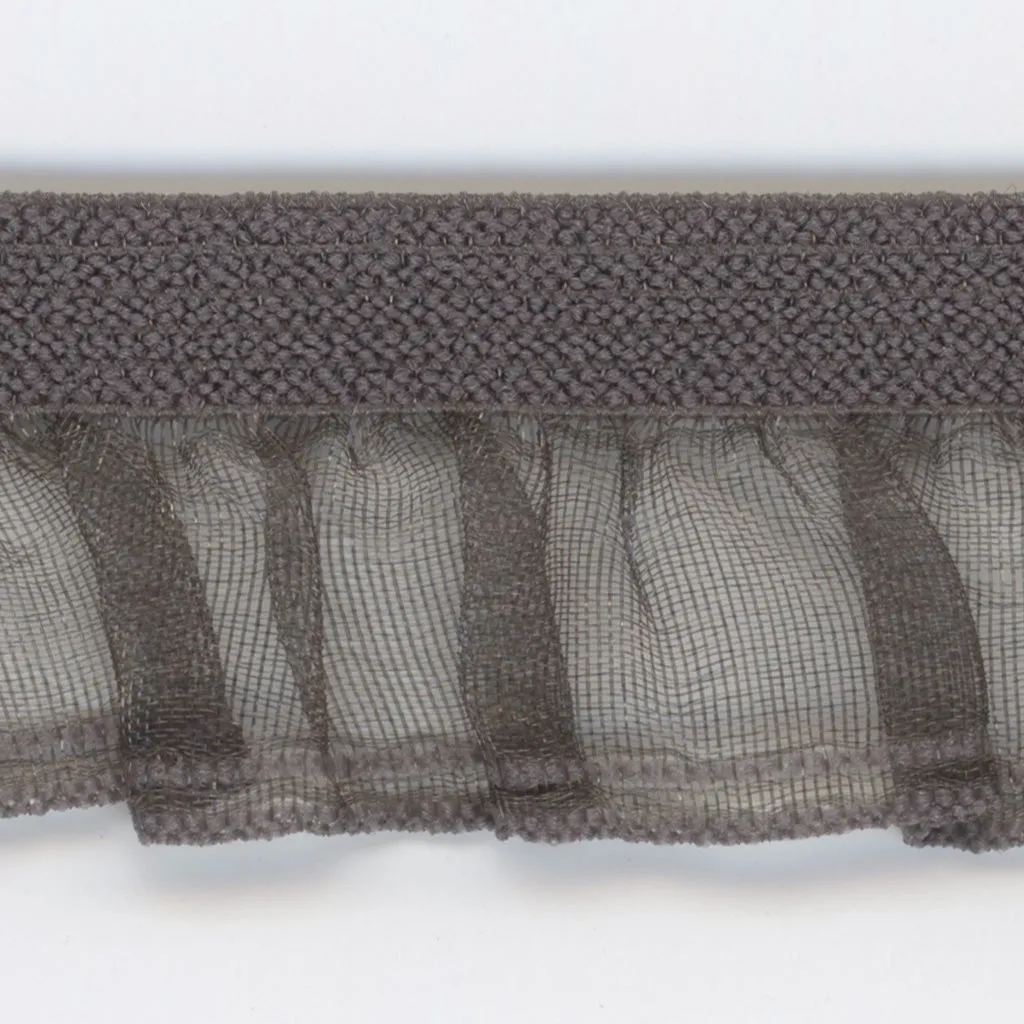 Single Frill Stretch #159 Medium Gray