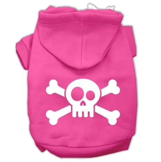 Skull Crossbones Print Dog Hoodie 9 Colors