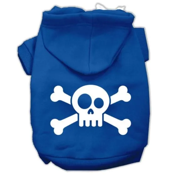 Skull Crossbones Print Dog Hoodie 9 Colors