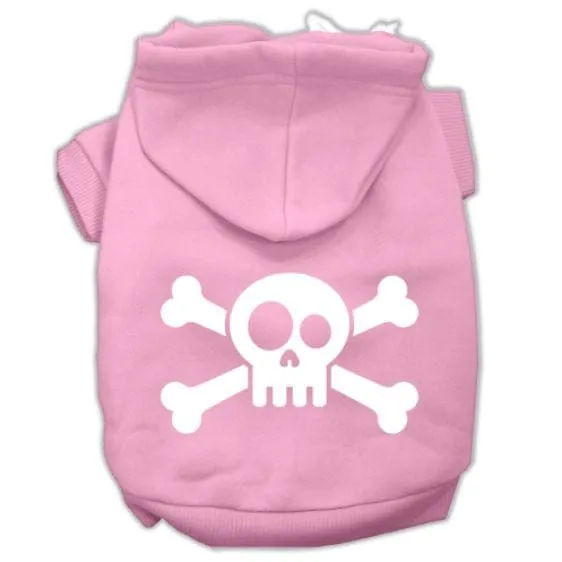 Skull Crossbones Print Dog Hoodie 9 Colors