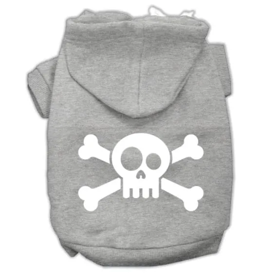 Skull Crossbones Print Dog Hoodie 9 Colors