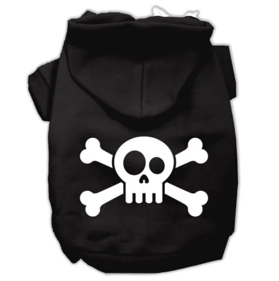 Skull Crossbones Print Dog Hoodie 9 Colors