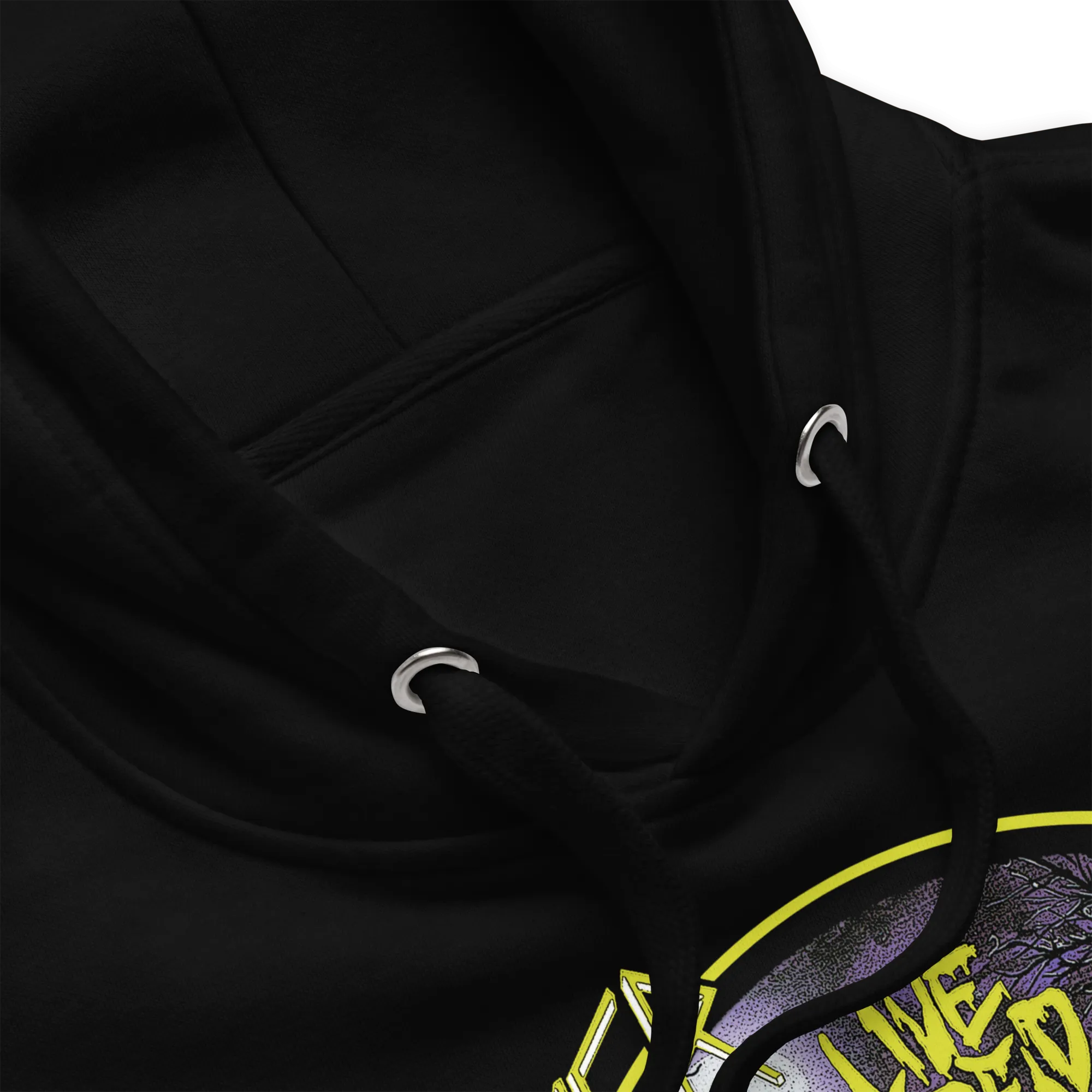 Slayer Yellow Undead Jumbo Print Hoodie