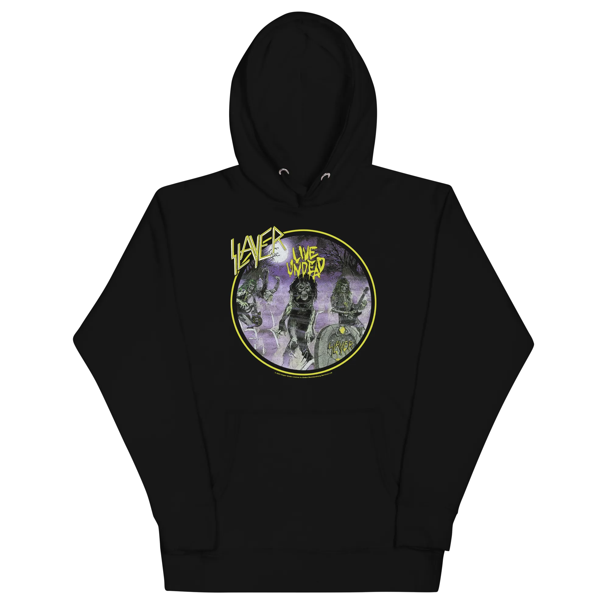 Slayer Yellow Undead Jumbo Print Hoodie