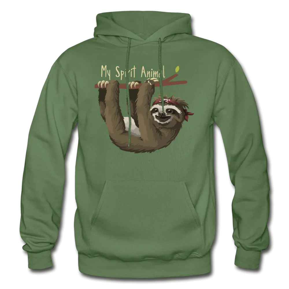 Sloth My Spirit Animal Gildan Heavy Blend Adult Hoodie (CK1391)